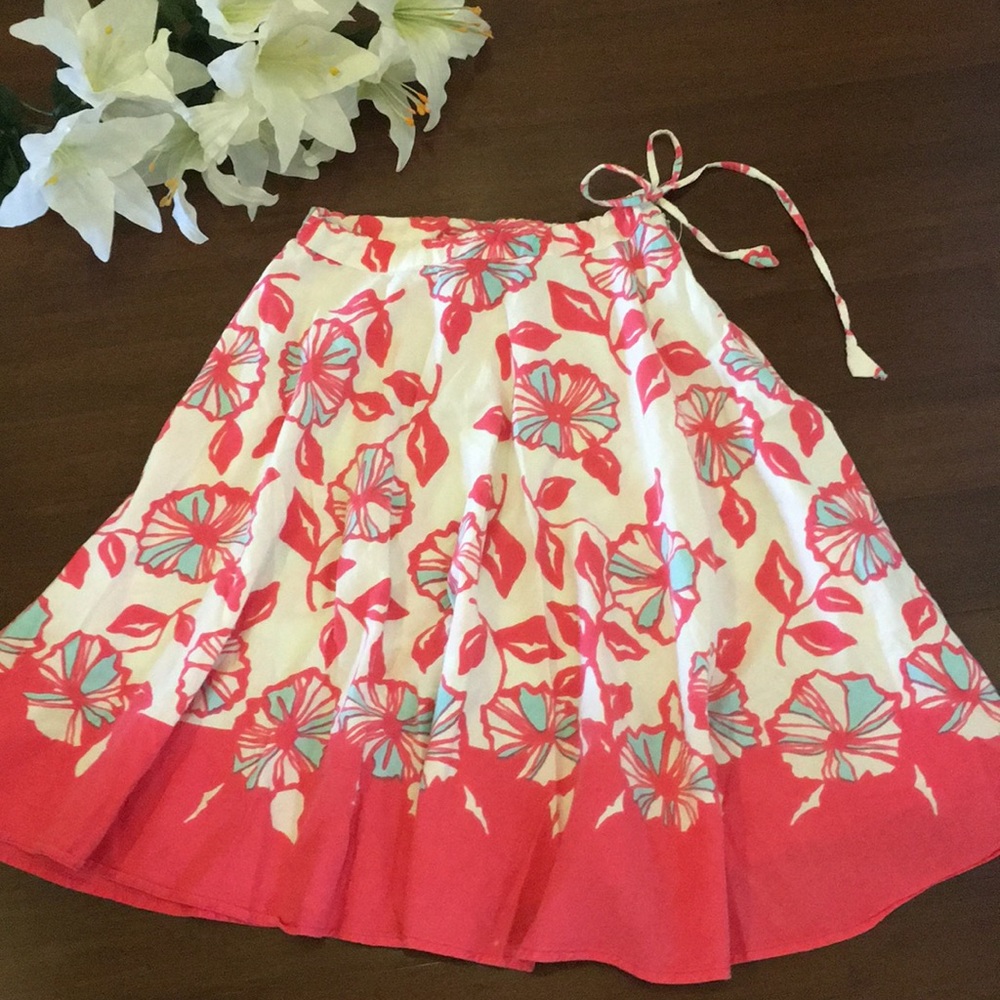 🎈SALE🎈Apollo Pink and Blue floral Skirt